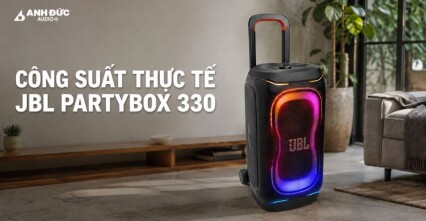 Công suất thực tế JBL PartyBox 330: 280W mạnh đến đâu?