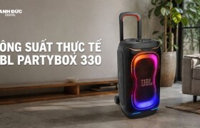 Công suất thực tế JBL PartyBox 330: 280W mạnh đến đâu?