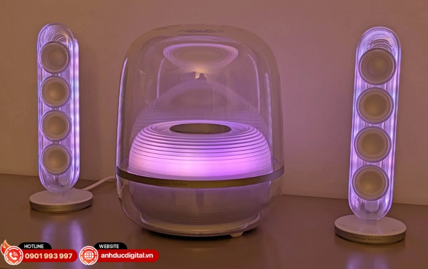 Loa Harman Kardon Soundsticks 5 tái tạo âm thanh sống động, chi tiết với dải bass mạnh mẽ và âm cao trong trẻo