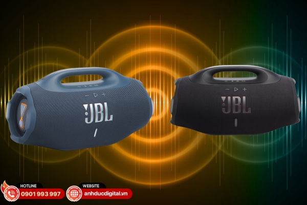 Auracast™ cho phép JBL Boombox 4 ghép nối đa loa để tạo không gian âm thanh rộng và đồng bộ
