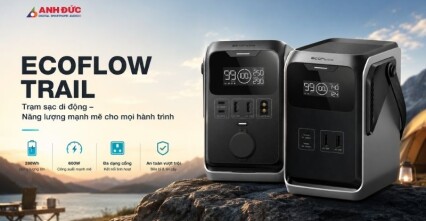 Trạm Sạc Di Động EcoFlow Trail: Nguồn Điện Mini Cho Cắm Trại Và Sáng Tạo Ngoài Trời
