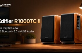Edifier R1000TC II ra mắt: Loa máy tính 42W có Bluetooth 6.0 và USB Audio