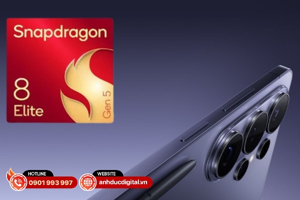 Samsung Galaxy S26 Ultra được trang bị bộ xử lý Qualcomm Snapdragon 8 Elite Gen 5 mạnh mẽ hơn so với A19 Pro