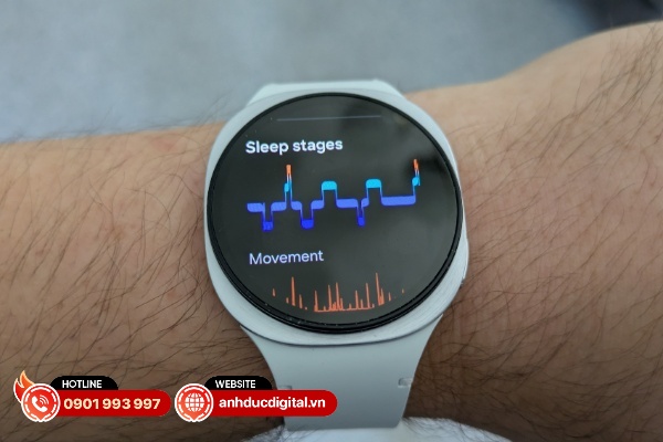 Samsung Galaxy Watch 8 thực hiện đo các chỉ số giấc ngủ tương tự như phiên bản tiền nhiệm