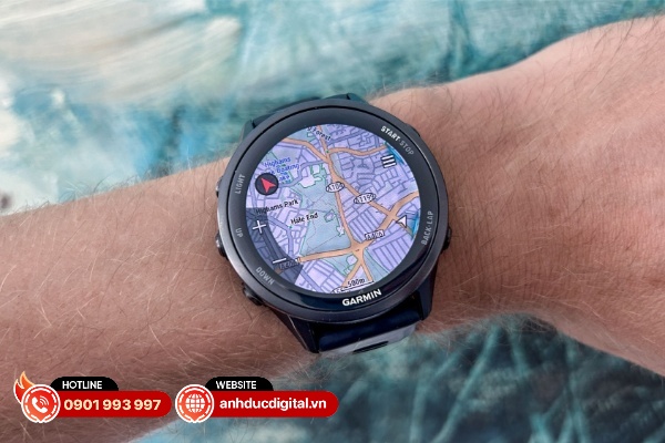 Garmin Forerunner 970 có công cụ bản đồ rất chi tiết