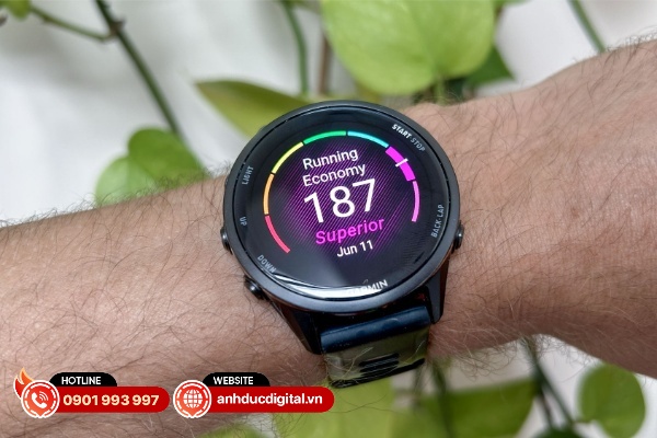 Hiệu quả chạy sẽ đánh giá khả năng kiểm soát sức lực của người dùng ở một tốc độ nhất định