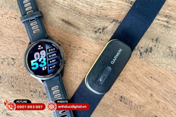 Garmin Forerunner 970 có khả năng đo dạc nhịp tim tương đối chính xác