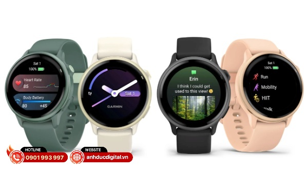 Garmin Vivoactive 6, nhà sản xuất đã cải thiện dung lượng từ 4GB đến 8GB, đủ để lưu trữ gần 1000 bài hát