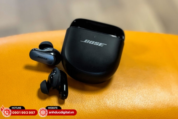 Giới thiệu Bose QuietComfort Ultra Earbuds II về thông số cơ bản với thiết kế nhét tai, chống ồn chủ động và thời lượng pin lên đến 6 giờ
