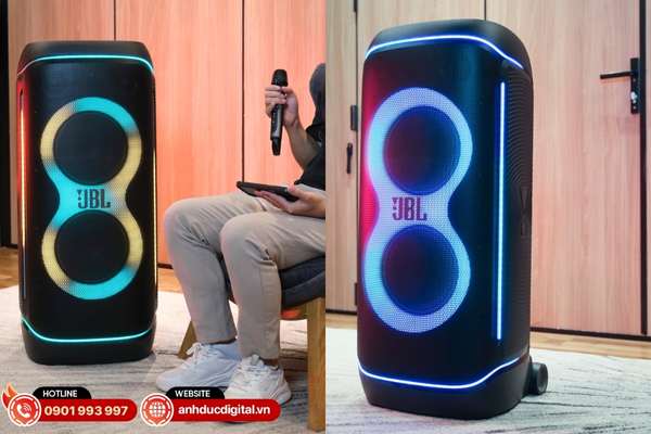 JBL PartyBox 720 loa karaoke JBL trên 20 triệu với âm thanh JBL Pro Sound mạnh mẽ, bass sâu và ánh sáng sôi động cho mọi bữa tiệc