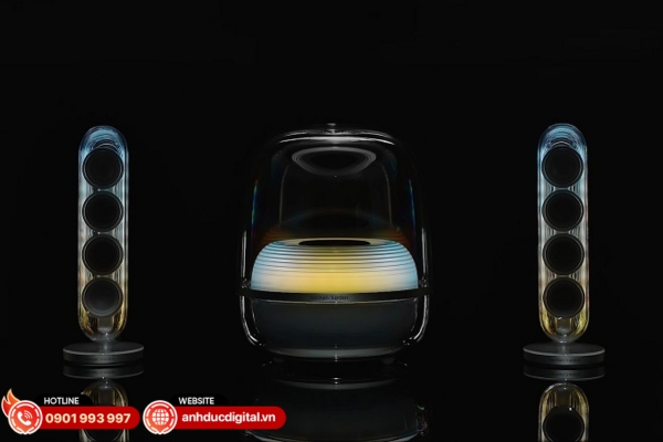 SoundSticks 5 được nâng cấp hiệu ứng ánh sáng trình diễn đa chế độ, chuyển động uyển chuyển và đồng bộ với âm nhạc