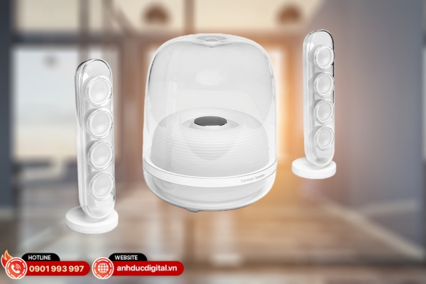 SoundSticks 4 sử dụng cấu hình loa toàn dải cho âm thanh liền mạch và lan tỏa đồng đều trong không gian