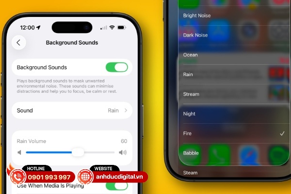 Số lượng và các dạng âm thanh đã được mở rộng trong iOS 26