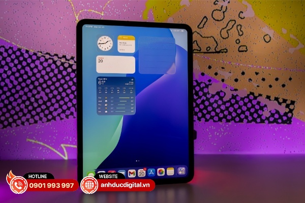 iPad Pro M5 vẫn giữ nguyên thiết kế thanh mảnh như phiên bản chip M4