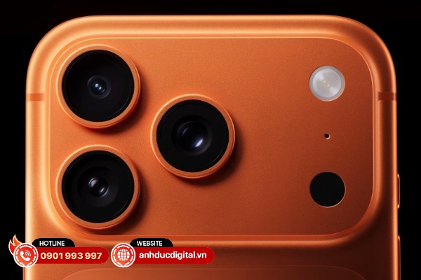 iPhone 17 Pro và iPhone 17 Pro Max đều sở hữu ba camera sau với độ phân giải 48MP
