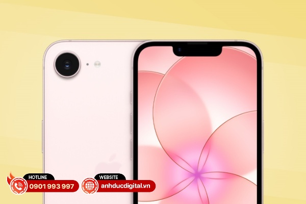 Với mẫu iPhone 17e năm nay, Apple bổ sung thêm màu hồng nhạt thực sự rất đẹp