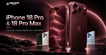 Apple ra mắt iPhone 18 Pro và iPhone 18 Pro Max: Camera khẩu độ tuỳ chỉnh, chip A20 Pro
