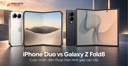 So sánh iPhone Duo và Galaxy Z Fold8: Apple thắng, thua ở đâu?