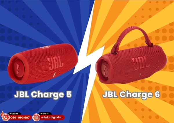 JBL Charge 6 phiên bản nâng cấp của Charge 5
