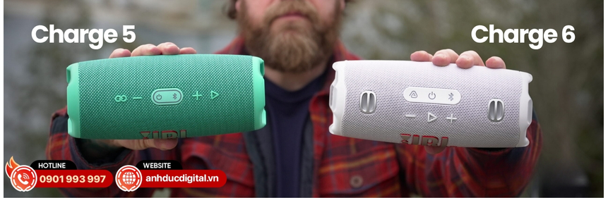 JBL Charge 5 vs Charge 6