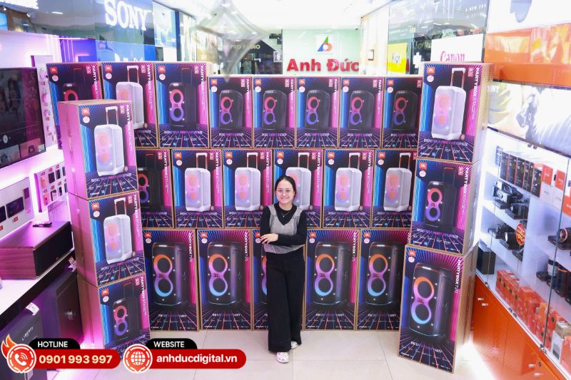 Mua JBL PartyBox chính hãng tại Anh Đức Digital với đa dạng lựa chọn, giá ưu đãi, tư vấn chuyên nghiệp và chính sách bảo hành rõ ràng