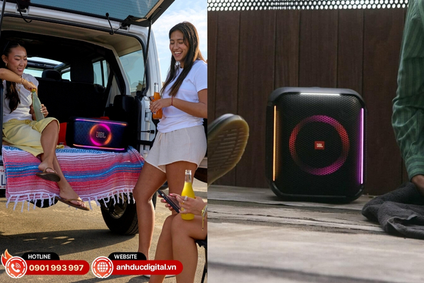 PartyBox On-The-Go 2 và Encore 2 tạo hiệu ứng ánh sáng bắt mắt, tăng trải nghiệm trình diễn trực quan cho mọi bữa tiệc