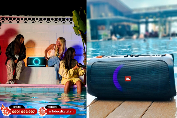PartyBox On The Go 2 và On The Go chống nước nhẹ, bền bỉ khi di chuyển