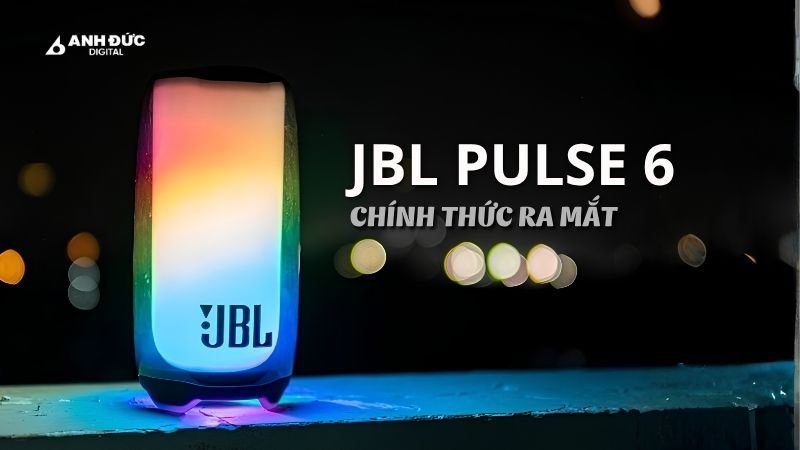 JBL Pulse 6 chính thức ra mắt: Âm thanh 40W, LED 360° và chuẩn IP68