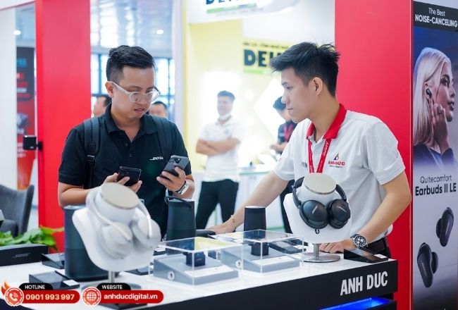 Tùy chỉnh App Bose để tối ưu hóa kết nối đa điểm và chất lượng âm thanh văn phòng