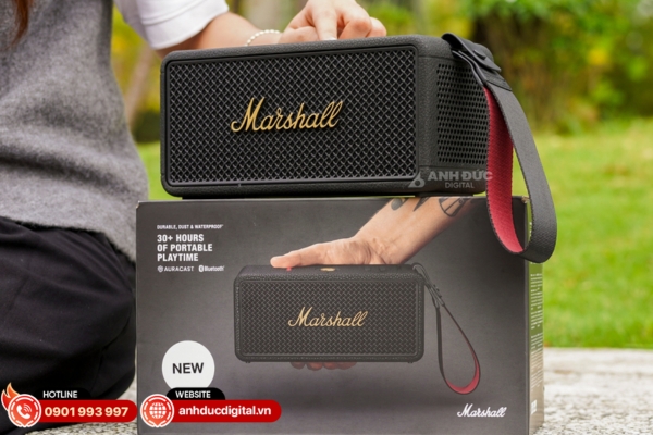Marshall Middleton II tỏa âm 360° mạnh mẽ với công suất 80W, pin 30+ giờ và thiết kế hoài cổ đầy cuốn hút