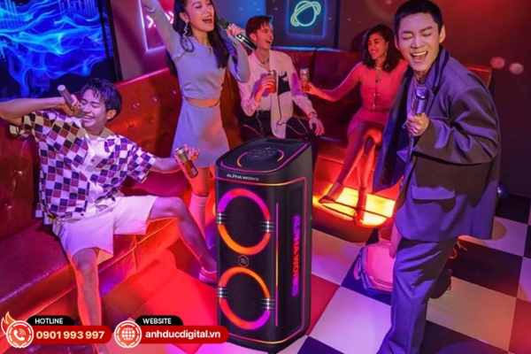 Party Alpha Works GEN BEAT 510 là loa bluetooth đèn led 3 đường tiếng, tái tạo âm thanh mạnh mẽ và đầy năng lượng
