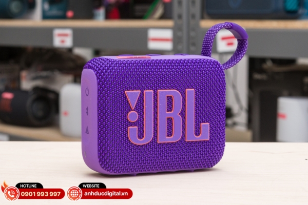JBL Go 4 gọn nhẹ, âm thanh rõ ràng và bass mạnh trong kích thước vừa lòng bàn tay