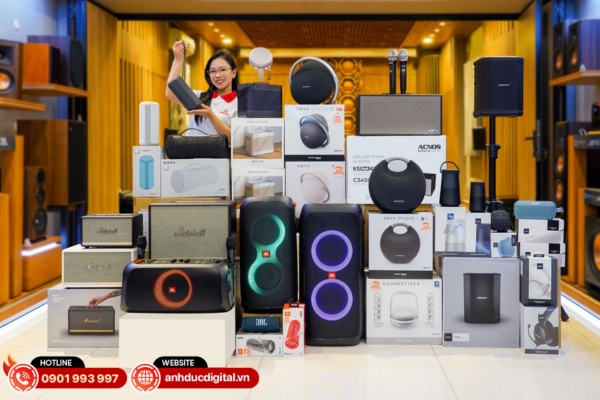 Anh Đức cam kết cung cấp loa Bluetooth Sony chính hãng 100%, đầy đủ hóa đơn, bảo hành và dịch vụ hậu mãi chuyên nghiệp