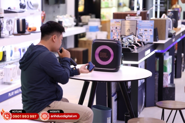 Anh Đức Digital mang đến trải nghiệm thực tế các mẫu loa JBL PartyBox, giúp khách hàng dễ dàng chọn đúng sản phẩm phù hợp