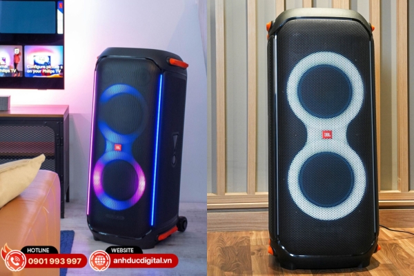 JBL PartyBox 710 là loa party công suất mạnh, bass chắc, đèn LED rực rỡ, phù hợp cho tiệc gia đình, karaoke và BBQ ngoài trời