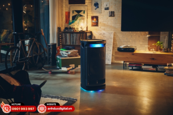 Sony SRS-XV900 là loa karaoke bluetooth cao cấp được thiết kế cho tiệc tùng với hệ thống đèn LED và âm thanh sống động