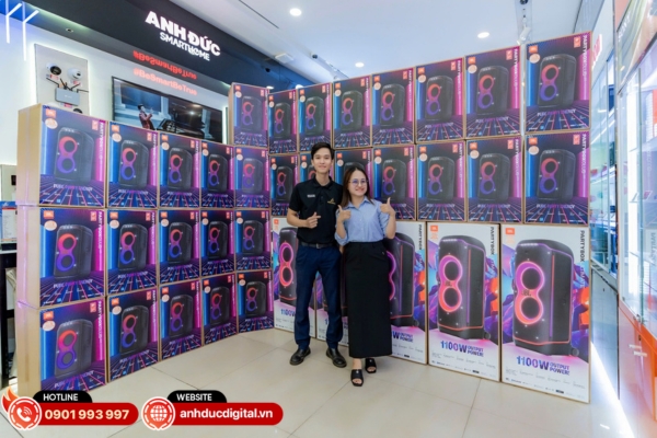 Mua loa karaoke Bluetooth JBL chính hãng tại Anh Đức Digital để đảm bảo chất lượng, bảo hành đầy đủ và giá tốt