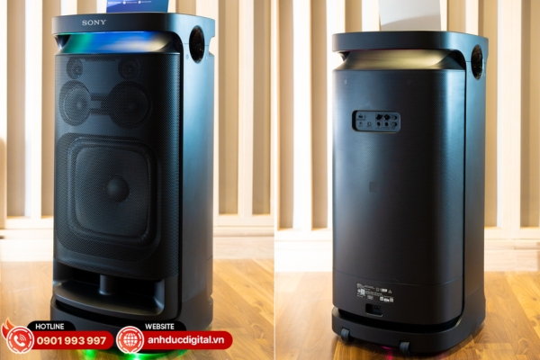 Sony SRS-XV900 mang đến âm thanh lan tỏa 360°, pin bền bỉ, lý tưởng cho karaoke và những buổi tiệc sôi động