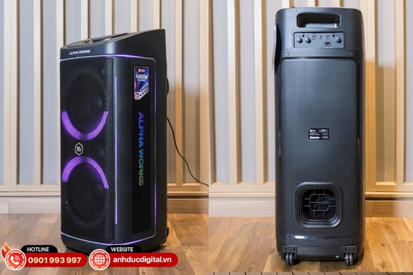 Party Alpha Works Genbeat 520 sở hữu công suất mạnh, âm thanh sôi động, phù hợp tiệc tùng và giải trí ngoài trời