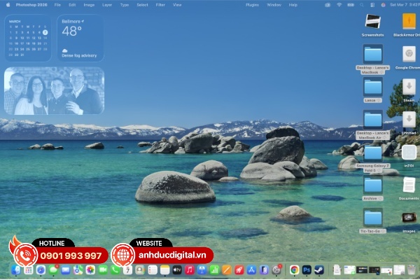 Macbook Air 13-inch M5 sẽ được cài sẵn macOS Tahoe 26 với trải nghiệm ấn tượng