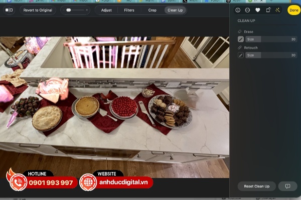 Tính năng xóa vật thể trên Apple Inteligence của macOS Tahoe