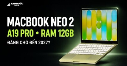 MacBook Neo 2 lộ A19 Pro và RAM 12GB: Có đáng chờ đến 2027?
