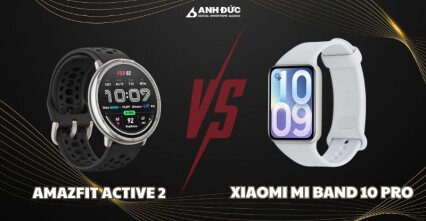 Xiaomi Mi Band 10 Pro vs Amazfit Active 2: Nên Chọn Smartband Hay Smartwatch?