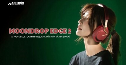 Moondrop Edge 2 Ra Mắt: Tai Nghe Bluetooth Hi-Res, ANC Tốt Hơn Và Pin 50 Giờ