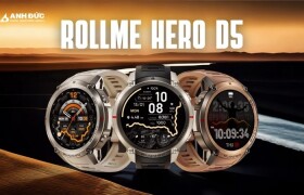Rollme Hero D5 chính thức ra mắt: Đồng hồ thông minh màn hình AMOLED 3D có đủ sức cạnh tranh phân khúc cao cấp?