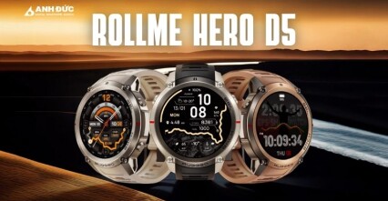 Rollme Hero D5 chính thức ra mắt: Đồng hồ thông minh màn hình AMOLED 3D có đủ sức cạnh tranh phân khúc cao cấp?