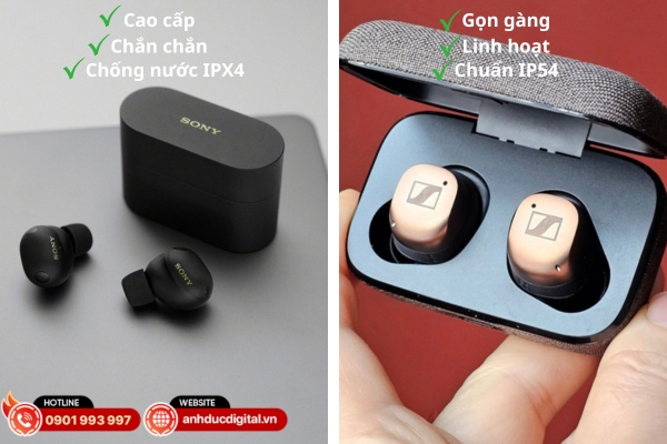 Sony WF-1000XM6 cao cấp, chắc chắn còn Sennheiser Momentum True Wireless 4 gọn nhẹ, linh hoạt và bền bỉ hơn