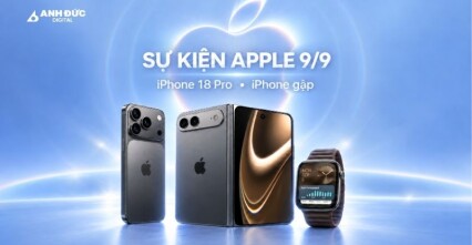 Sự kiện Apple ngày 9/9/2026: iPhone 18 Pro, iPhone gập và những điều đáng chú ý