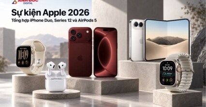 Sự kiện Apple 2026: Ra mắt iPhone Duo, Series 12 và AirPods 5