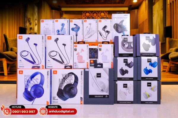 Chọn mua tai nghe bluetooth JBL tại Anh Đức Digital để đảm bảo sản phẩm chính hãng, dịch vụ uy tín